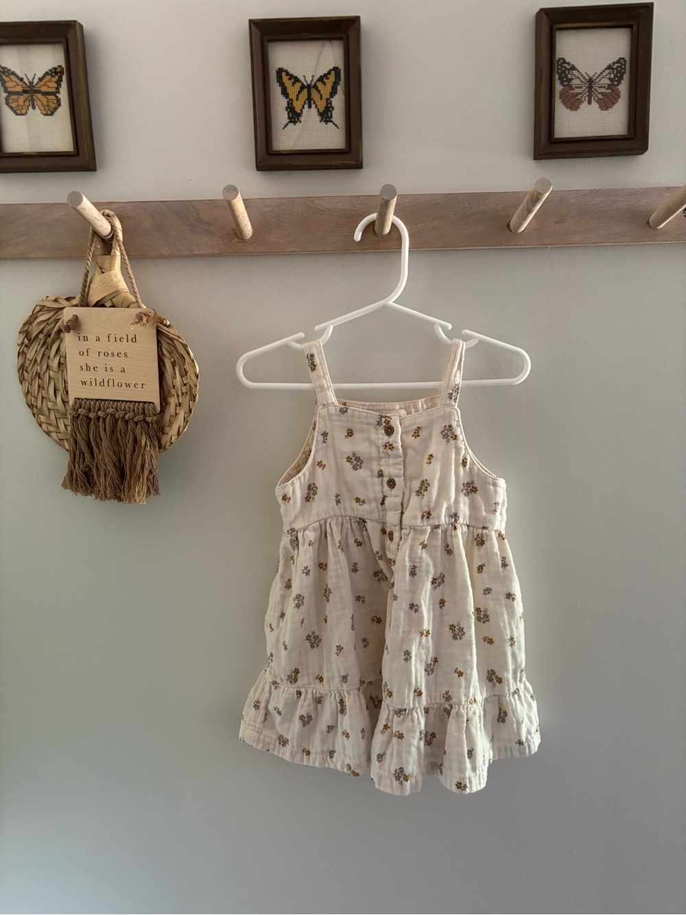 Little Planet Muslin Floral Dress